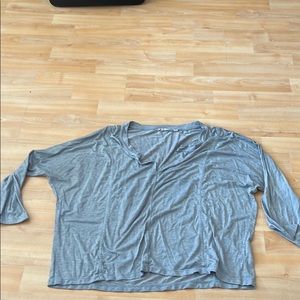 Grey Athleta top